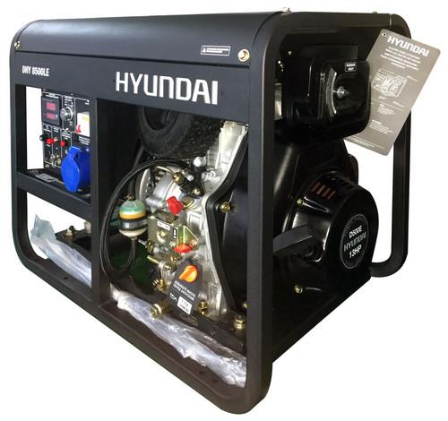 Электрогенератор дизельный Hyundai DHY 8500LE