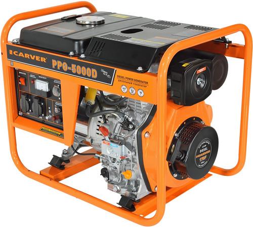 Электрогенератор дизельный Carver PPG-5000D