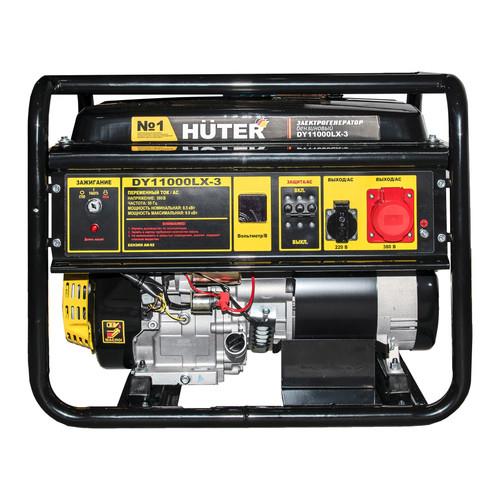Электрогенератор бензиновый Huter DY11000LX-3
