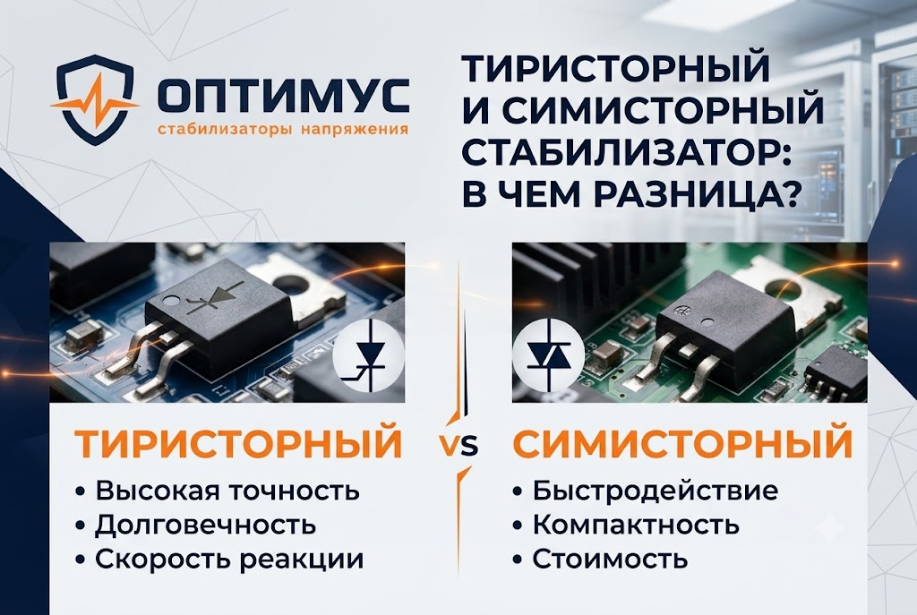 Тиристорный и симисторный стабилизатор: в чем разница Тиристорный и симисторный стабилизатор: в чем разница