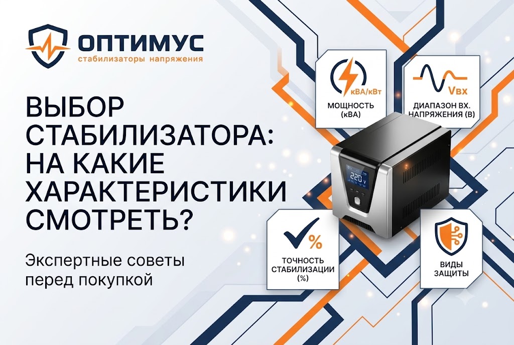 На какие характеристики стабилизатора действительно нужно смотреть перед покупкой На какие характеристики стабилизатора действительно нужно смотреть перед покупкой