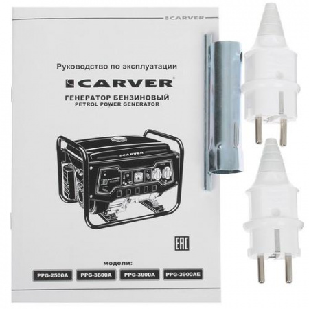 Электрогенератор бензиновый Carver PPG-3900A