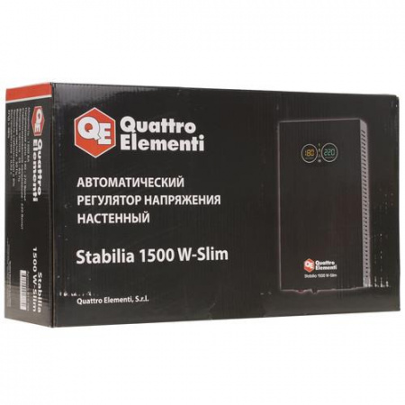 Стабилизатор напряжения Quattro Elementi Stabilia 1500 W-Slim