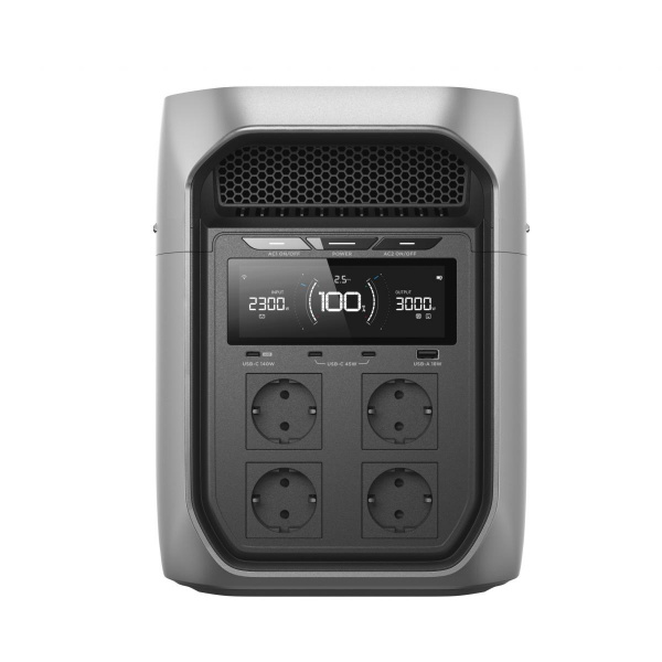 Портативная зарядная станция EcoFlow DELTA 3 Max Plus 2048 Втч (3000Вт)
