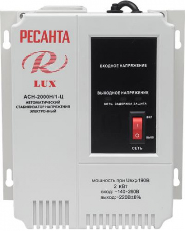 Стабилизатор напряжения Ресанта АСН-2000 Н/1-Ц Lux
