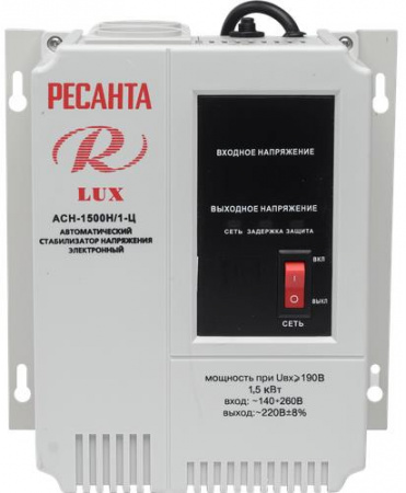 Стабилизатор напряжения Ресанта АСН-1500Н/1-Ц Lux