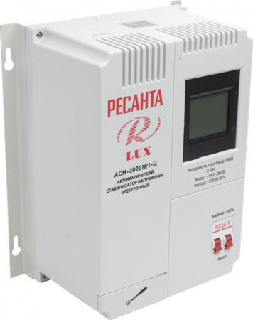 Стабилизатор напряжения Ресанта АСН-3000Н/1-Ц Lux