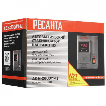 Стабилизатор напряжения Ресанта АСН-2000/1-Ц
