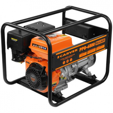 Электрогенератор бензиновый Carver PPG-6500 BUILDER