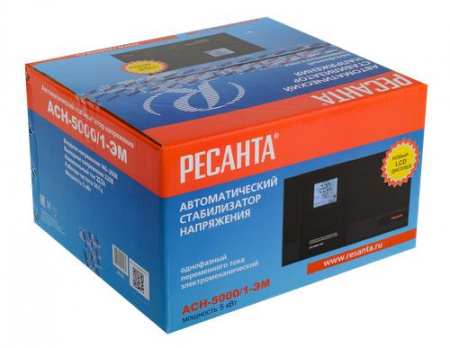 Стабилизатор напряжения Ресанта АСН-5000/1-ЭМ
