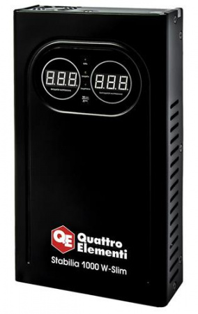 Стабилизатор напряжения Quattro Elementi Stabilia 1000 W-Slim