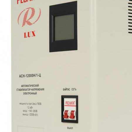 Стабилизатор напряжения Ресанта АСН-12000Н/1-Ц Lux