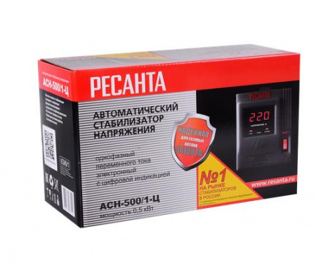 Стабилизатор напряжения Ресанта АСН-500/1-Ц
