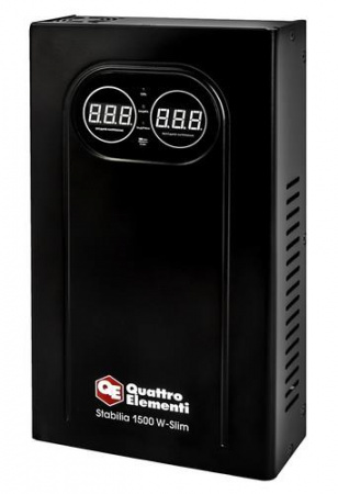 Стабилизатор напряжения Quattro Elementi Stabilia 1500 W-Slim
