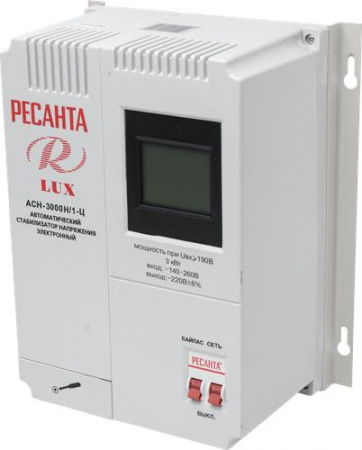 Стабилизатор напряжения Ресанта АСН-3000Н/1-Ц Lux